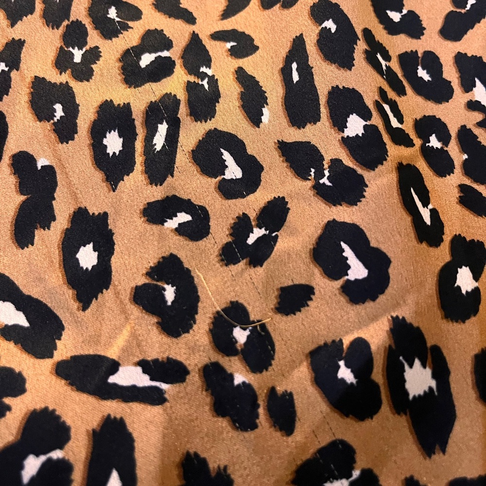 Nasty Gal brown leopard print midi satin skirt - Picture 7 of 7